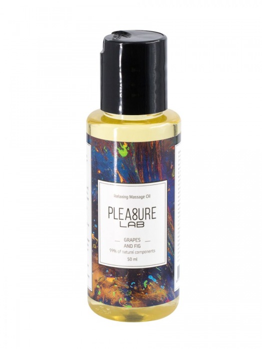 Массажное масло Pleasure Lab Relaxing с ароматом винограда и инжира - 50 мл. - Pleasure Lab - купить с доставкой в Димитровграде