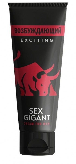 Возбуждающий крем для мужчин Sex Gigant - 80 мл. - Миагра - купить с доставкой в Димитровграде