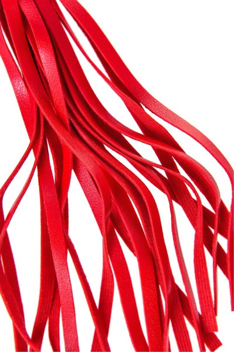 Красно-черный флоггер Anonymo - 28 см. - ToyFa - купить с доставкой в Димитровграде