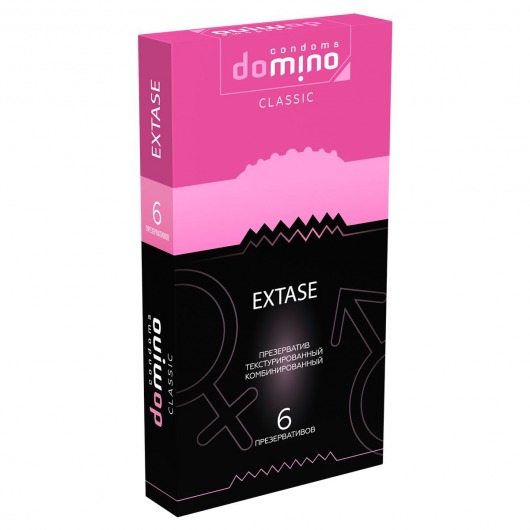 Презервативы с точками и рёбрышками DOMINO Classic Extase - 6 шт. - Domino - купить с доставкой в Димитровграде