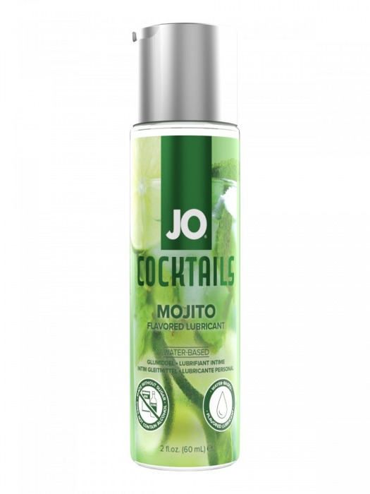 Вкусовой лубрикант на водной основе JO Cocktails Mojito - 60 мл. - System JO - купить с доставкой в Димитровграде