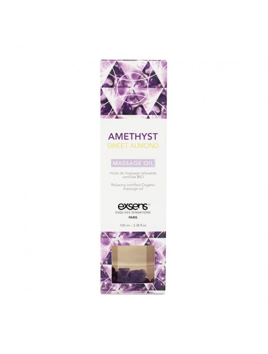 Органическое массажное масло AMETHYST SWEET ALMOND - 100 мл. - Exsens - купить с доставкой в Димитровграде