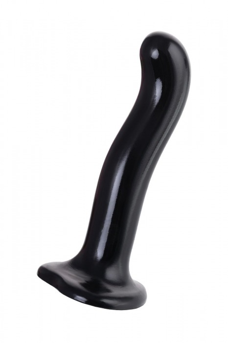 Черный стимулятор для пар P G-Spot Dildo Size M - 18 см. - Strap-on-me - в Димитровграде купить с доставкой