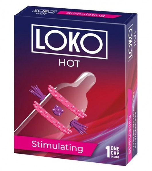 Стимулирующая насадка на пенис LOKO HOT с возбуждающим эффектом - Sitabella - в Димитровграде купить с доставкой