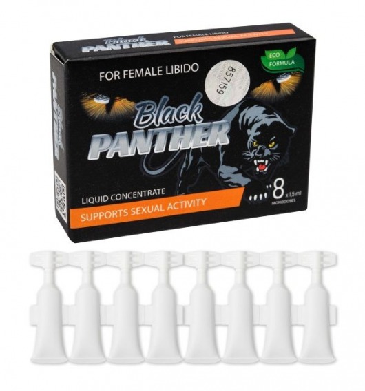 Пищевой концентрат для женщин BLACK PANTER - 8 монодоз (по 1,5 мл.) - Sitabella - купить с доставкой в Димитровграде
