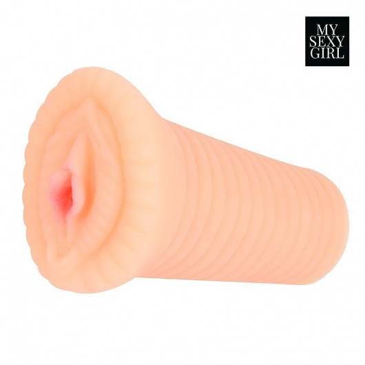 Реалистичный мастурбатор-вагина телесного цвета с вибрацией - Bior toys - в Димитровграде купить с доставкой