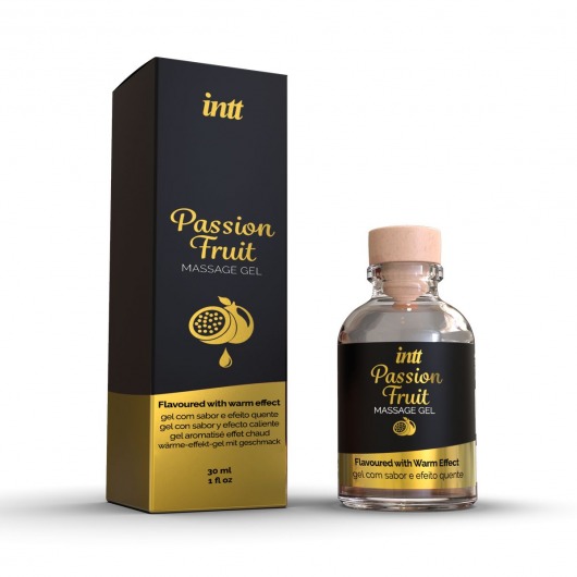 Массажный гель с ароматом маракуйи Passion Fruit - 30 мл. - INTT - купить с доставкой в Димитровграде