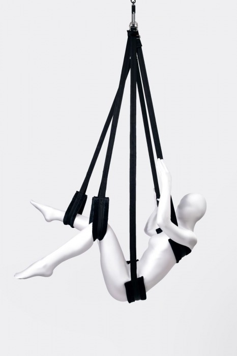 Черные секс-качели Anonymo №0503 - ToyFa - купить с доставкой в Димитровграде