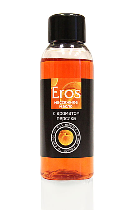 Массажное масло Eros exotic с ароматом персика - 50 мл. - Биоритм - купить с доставкой в Димитровграде