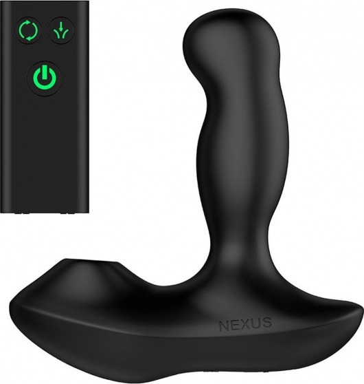 Черный вибратор-ротатор для стимуляции простаты Nexus Revo Air - Nexus Range - в Димитровграде купить с доставкой