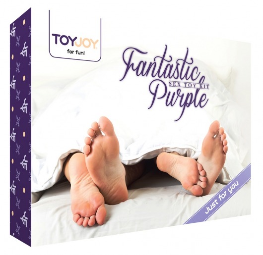 Эротический набор FANTASTIC PURPLE SEX TOY KIT - Toy Joy - купить с доставкой в Димитровграде