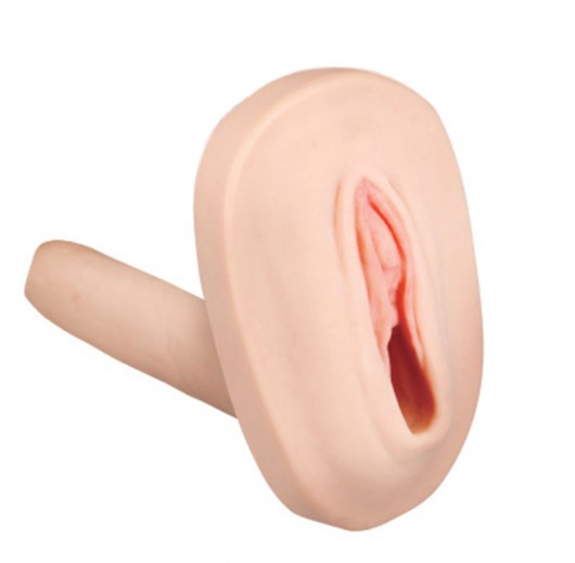 Мастурбатор-вагина с вибрацией и выносным пультом управления REALSTUFF SMOOTH   BALD - Dream Toys - в Димитровграде купить с доставкой