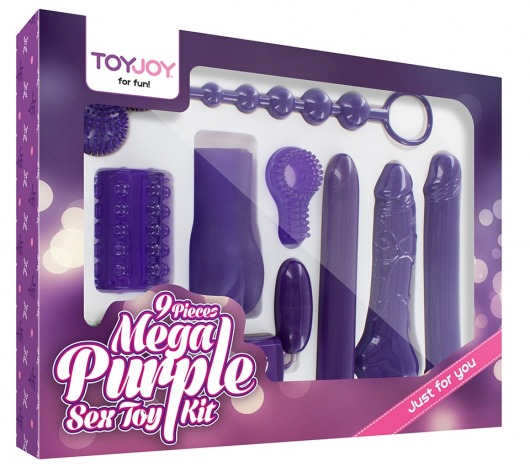 Эротический набор Toy Joy Mega Purple - Toy Joy - купить с доставкой в Димитровграде