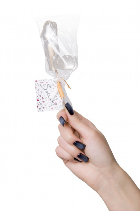 Прозрачный леденец в форме фаллоса со вкусом пина колады - Sosuчki - купить с доставкой в Димитровграде