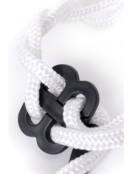 Белые верёвочные наручники - ToyFa - купить с доставкой в Димитровграде