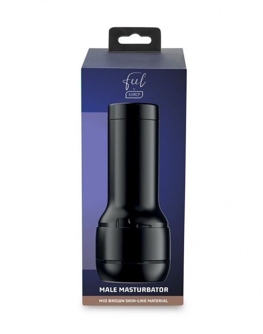 Коричневый мастурбатор-вагина Feel Stroker - Kiiroo - в Димитровграде купить с доставкой