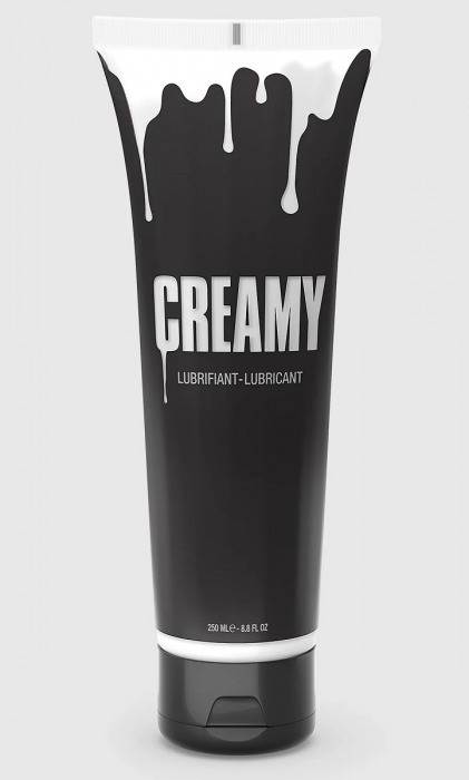 Смазка на водной основе Creamy с консистенцией спермы - 250 мл. - Strap-on-me - купить с доставкой в Димитровграде