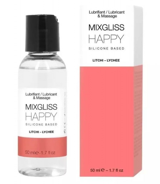 Смазка на силиконовой основе Mixgliss Happy - 50 мл. - Mixgliss - купить с доставкой в Димитровграде