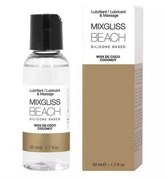 Смазка на силиконовой основе Mixgliss Beach - 50 мл. - Mixgliss - купить с доставкой в Димитровграде