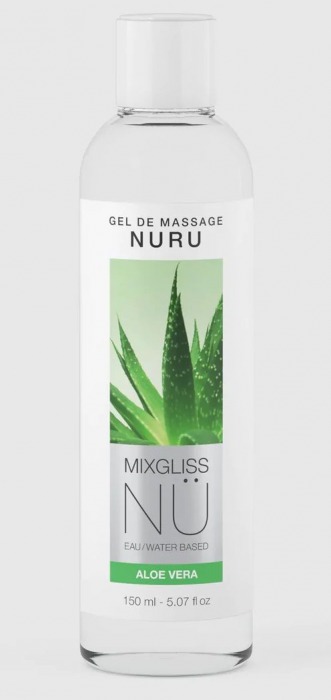 Массажный гель на водной основе Mixgliss NU Aloe Vera - 150 мл. - Mixgliss - купить с доставкой в Димитровграде
