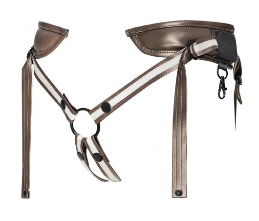 Бронзовый пояс для насадок Desirous Harness - Strap-on-me - купить с доставкой в Димитровграде