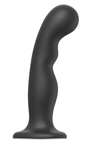 Черная насадка Strap-On-Me Dildo Plug P G size XXL - Strap-on-me - купить с доставкой в Димитровграде