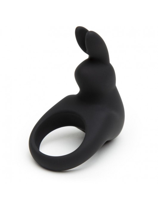 Черное эрекционное виброкольцо Happy Rabbit Rechargeable Rabbit Cock Ring - Happy Rabbit - в Димитровграде купить с доставкой