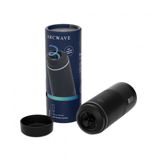 Черный мастурбатор с контролем всасывания Arcwave Pow Stroker - Arcwave - в Димитровграде купить с доставкой