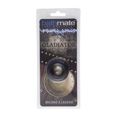 Чёрное эрекционное кольцо Gladiator - Bathmate - в Димитровграде купить с доставкой