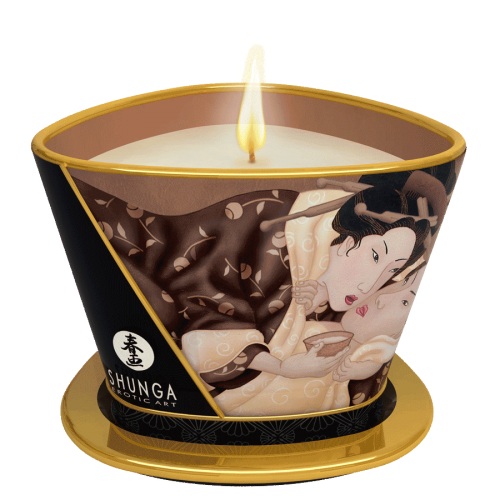 Массажная свеча Intoxicatin Chocolate с ароматом шоколада - 170 мл. - Shunga - купить с доставкой в Димитровграде