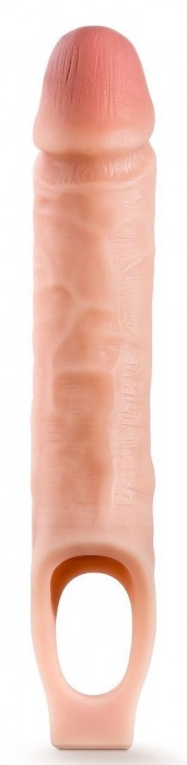 Телесная насадка на пенис 10 Inch Cock Sheath Extender - 25 см. - Blush Novelties - в Димитровграде купить с доставкой