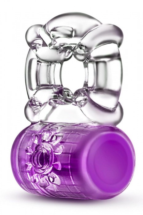 Фиолетовое эрекционное виброкольцо Pleaser Rechargeable C-Ring - Blush Novelties - в Димитровграде купить с доставкой