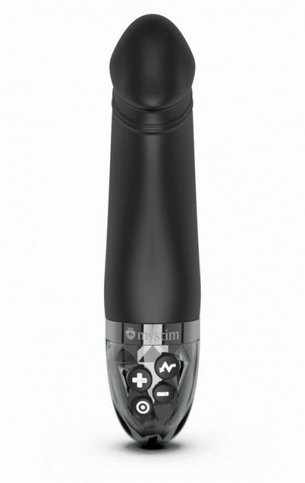 Черный вибратор с электростимуляцией Real Deal Neal - 16,5 см. - MyStim - купить с доставкой в Димитровграде
