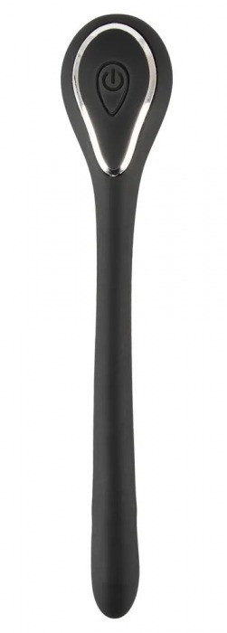 Черный гибкий уретральный стимулятор с вибрацией Vibrating Bendable Dilator - 13,5 см. - Orion - купить с доставкой в Димитровграде