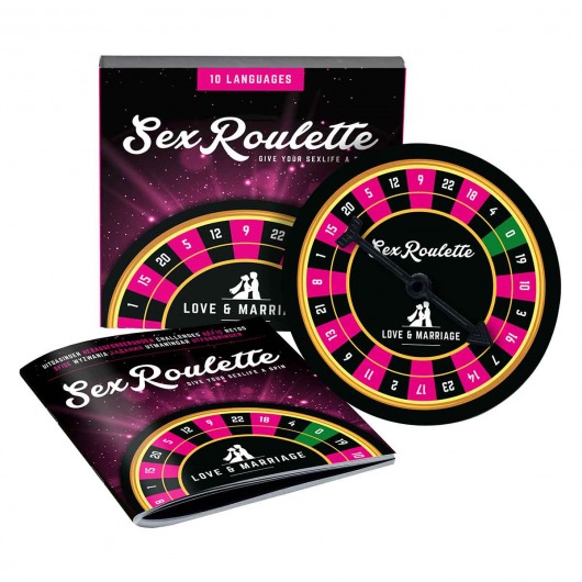 Настольная игра-рулетка Sex Roulette Love   Marriage - Tease&Please - купить с доставкой в Димитровграде
