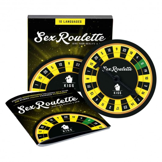 Настольная игра-рулетка Sex Roulette Kiss - Tease&Please - купить с доставкой в Димитровграде