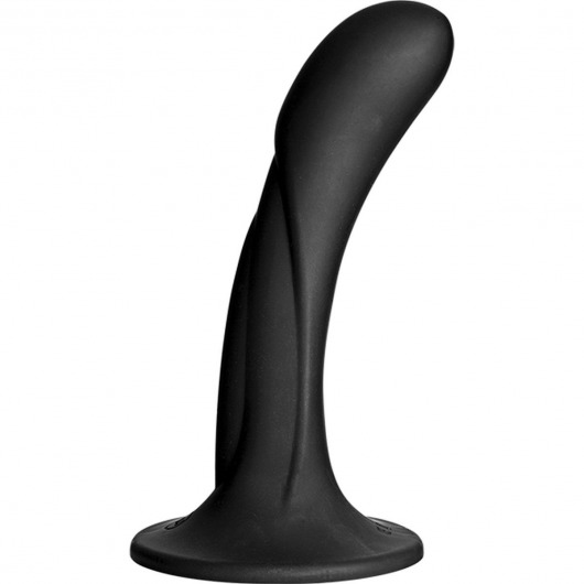 Черная изогнутая насадка Vac-U-Lock G-Spot - 16,5 см. - Doc Johnson - купить с доставкой в Димитровграде