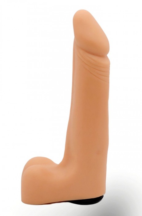 Реалистичный фаллоимитатор на трусиках с плугом - 18,5 см. - LOVETOY (А-Полимер) - купить с доставкой в Димитровграде