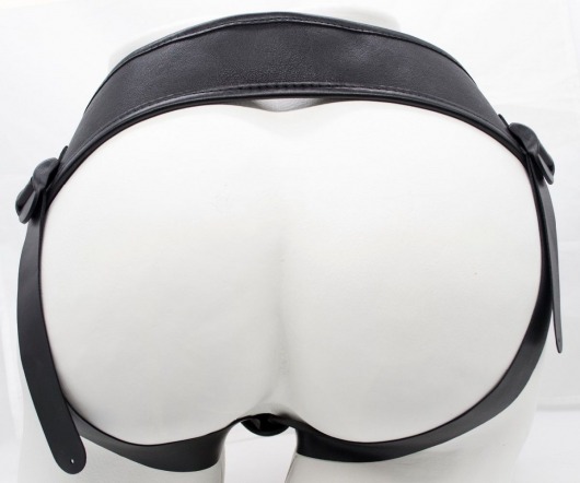 Реалистичный фаллоимитатор на трусиках с плугом - 18,5 см. - LOVETOY (А-Полимер) - купить с доставкой в Димитровграде