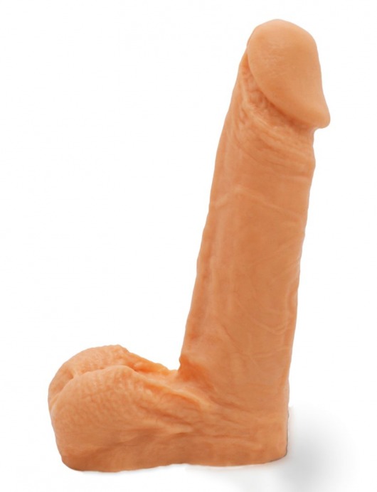 Реалистичный фаллоимитатор с мошонкой на трусиках Харнесс - 16,5 см. - LOVETOY (А-Полимер) - купить с доставкой в Димитровграде