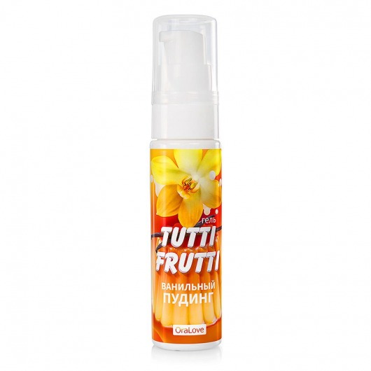 Интимный гель на водной основе Tutti-Frutti  Ванильный пудинг  - 30 гр. - Биоритм - купить с доставкой в Димитровграде