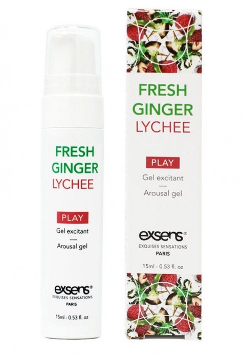 Возбуждающий гель Fresh Ginger Lychee Arousal Gel - 15 мл. - Exsens - купить с доставкой в Димитровграде