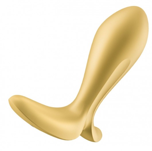 Золотистый анальный вибростимулятор Intensity Plug - Satisfyer - в Димитровграде купить с доставкой