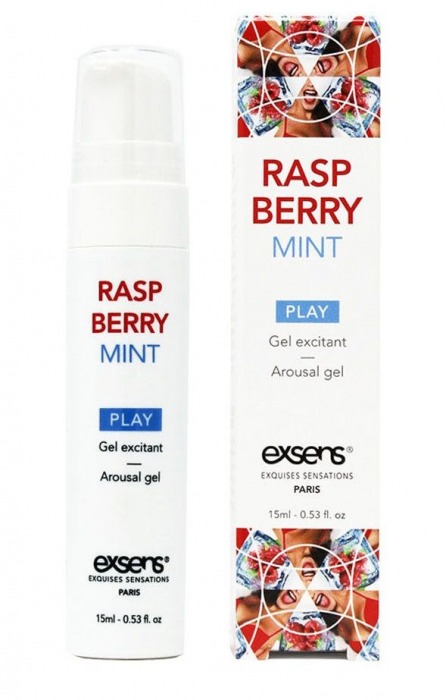 Возбуждающий гель Raspberry Mint с ароматом малины и мяты - 15 мл. - Exsens - купить с доставкой в Димитровграде