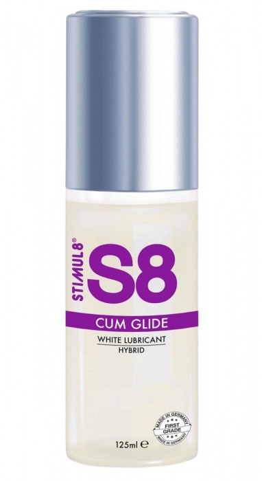 Гибридный лубрикант S8 Hybrid Cum Glide с консистенцией спермы - 125 мл. - Stimul8 - купить с доставкой в Димитровграде