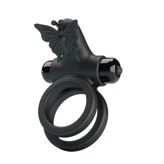 Черное эрекционное виброкольцо Passionate Ring IX - Baile - в Димитровграде купить с доставкой