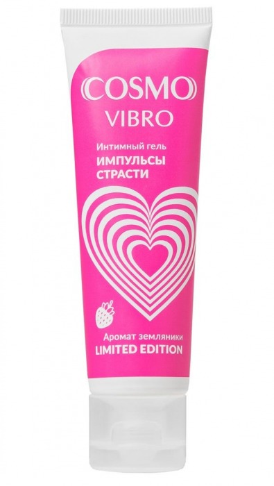 Возбуждающий гель на водно-силиконовой основе Cosmo Vibro с ароматом земляники - 50 гр. - Биоритм - купить с доставкой в Димитровграде