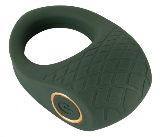 Зеленое эрекционное виброкольцо Luxurious Vibro Cock Ring - Orion - в Димитровграде купить с доставкой
