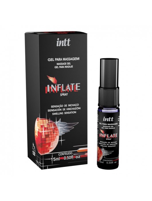 Мужской возбуждающий спрей Inflate - 15 мл. - INTT - купить с доставкой в Димитровграде