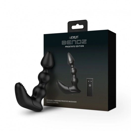 Черный вибростимулятор Nexus Bendz Prostate Edition - 14,1 см. - Nexus Range - в Димитровграде купить с доставкой